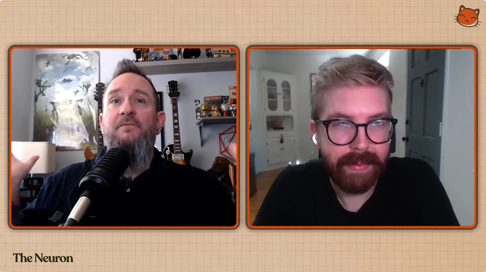 Corey Noles and Grant Harvey on a Neuron livestream